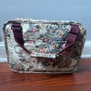 FLORAL BEAUTY ORGANIZER TRAVEL BAG